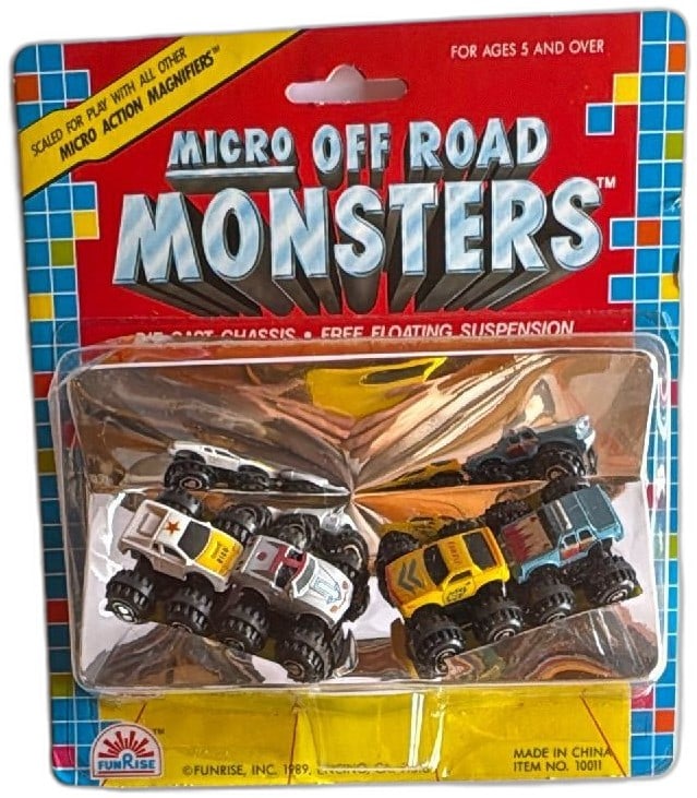 1989 Funrise Micro Off Road Monsters Diecast Mini Monster Truck Set Sealed (1 of 13)