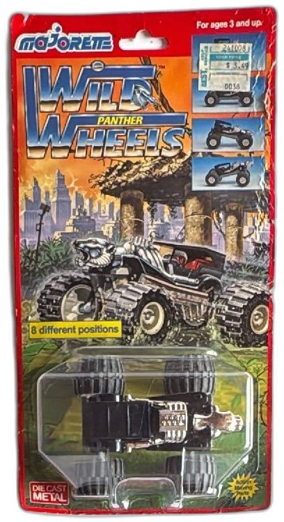 Majorette Wild Wheels Panther 2102 Die Cast Metal Monster Truck 1990s MOC (1 of 13)