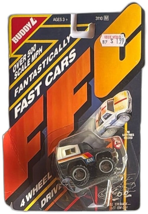 Buddy L FFC Fast Cars Ranger 4x4 1986 Diecast Pull Back Toy Mint Sealed (1 of 10)
