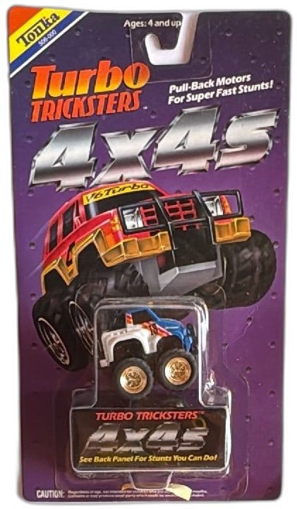 Tonka Turbo Tricksters 4X4s Diecast Pull Back Stunt Truck 1989 Sealed (1 of 11)