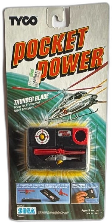 Tyco Pocket Power Thunder Blade Helicopter Sega 1988 New Sealed STK 1410 (1 of 13)