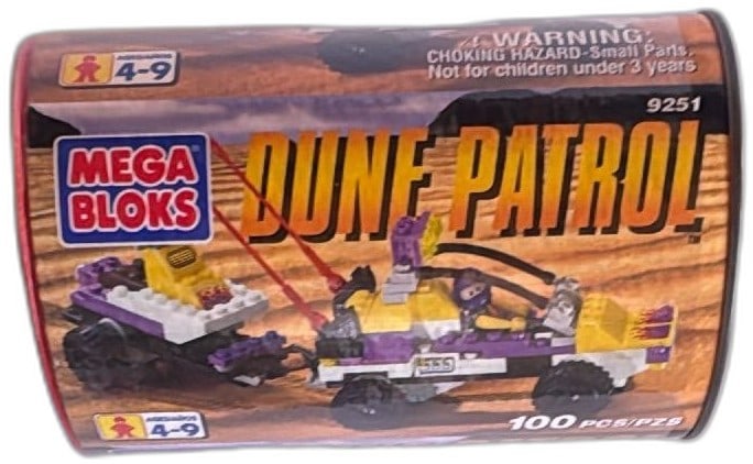 Mega Bloks Dune Patrol 9251 Vintage 1997 Building Set 100 Pieces Complete (1 of 11)