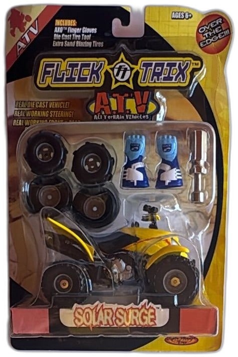 Flick Trix ATV Solar Surge Die Cast Toy Spin Master 2001 New Sealed (1 of 12)