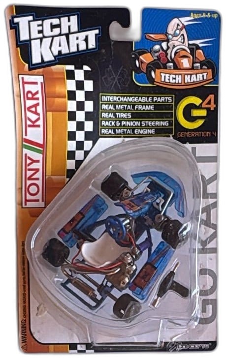 Tech Kart Tony Kart G4 Vapor Series Die Cast Go Kart Toy X-Concepts 2001 (1 of 10)