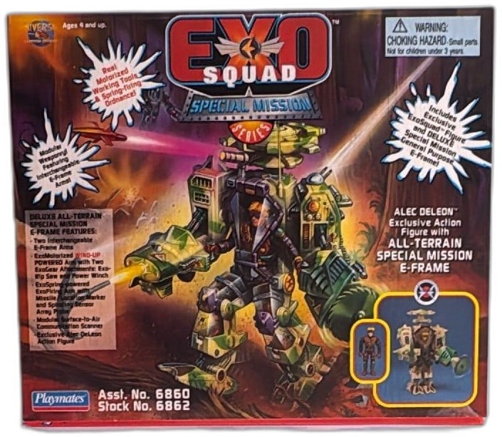ExoSquad Special Mission Alec DeLeon All-Terrain E-Frame Action Figure 1995 (1 of 13)