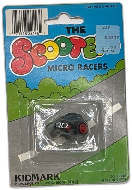 Kidmark Scooters Micro Racers No 22146 Vintage Black Car MOC 1980s (1 of 10)