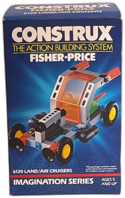 Fisher Price Construx 6120 Land Air Cruisers Imagination Series 1985 Complete (1 of 16)