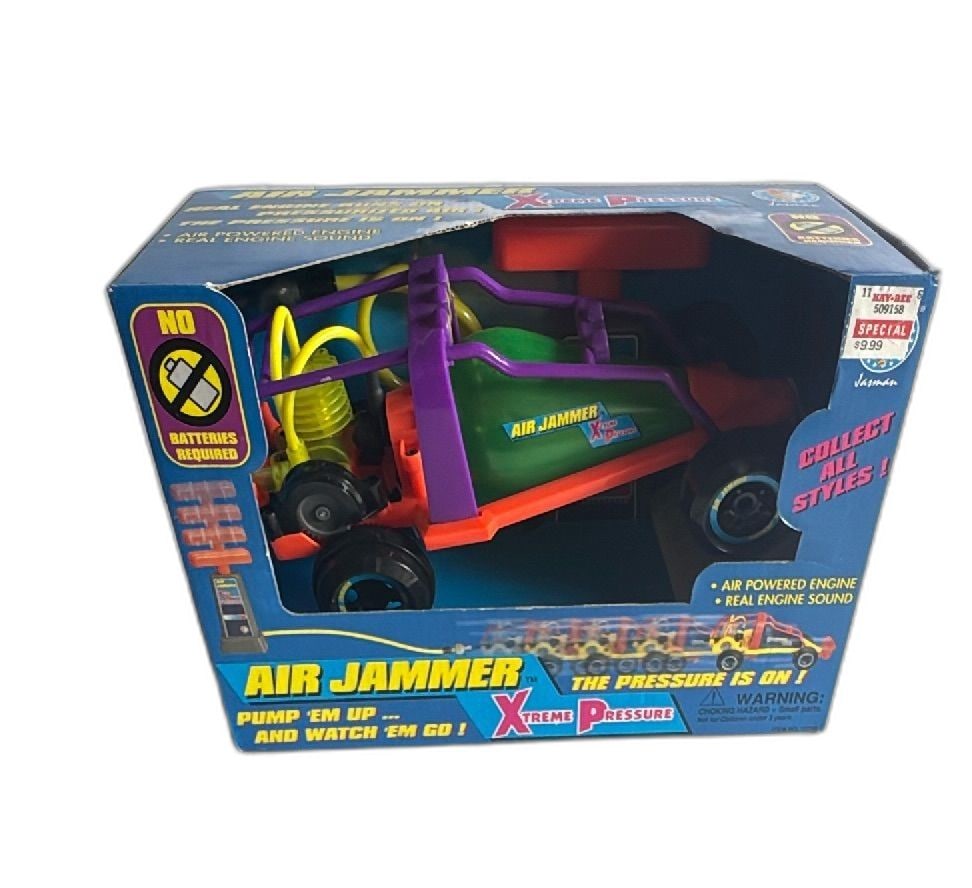 Jasman Air Jammer Xtreme Pressure Pump Powered Toy Car In Box Vintage 1990s (1 of 12)