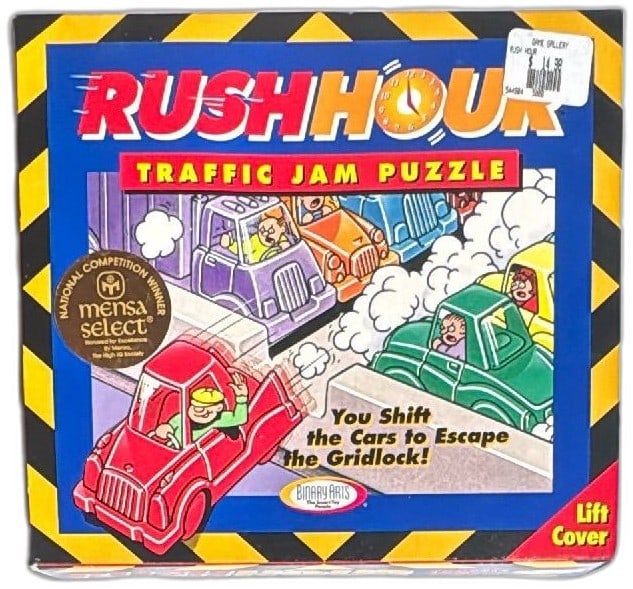 1996 Rush Hour Traffic Jam Puzzle Binary Arts Complete Vintage Mensa Select (1 of 11)
