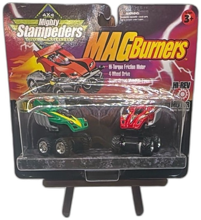 1998 Funline Mighty Stampeders MAGBurners 2 Pack Diecast Monster Trucks New (1 of 10)