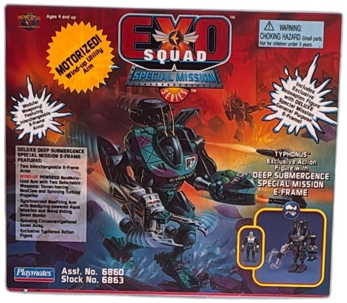Exosquad 1995 Typhonus Deep Submergence Special Mission E Frame Playmates MISB (1 of 16)