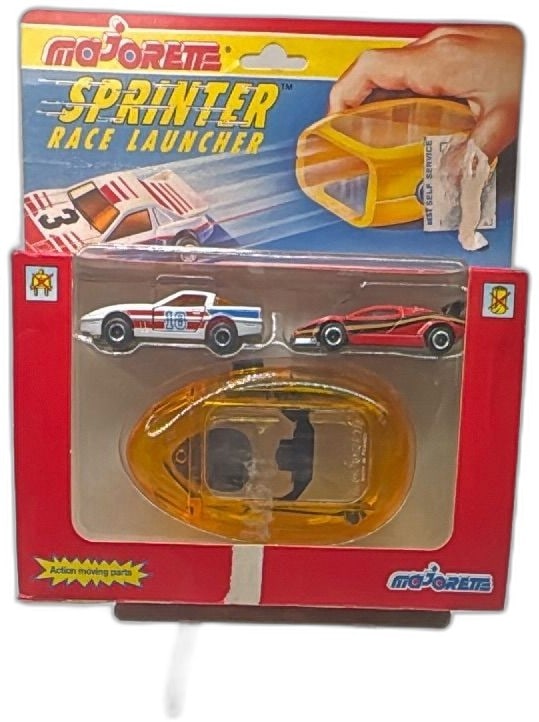 Majorette Sprinter Race Launcher Diecast Cars Set Vintage France Sealed (1 of 11)