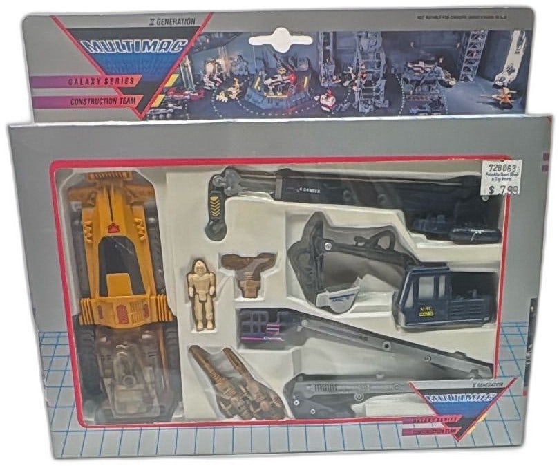 Multimac II Generation Galaxy Series Construction Team Toy Set New Boxed (1 of 10)
