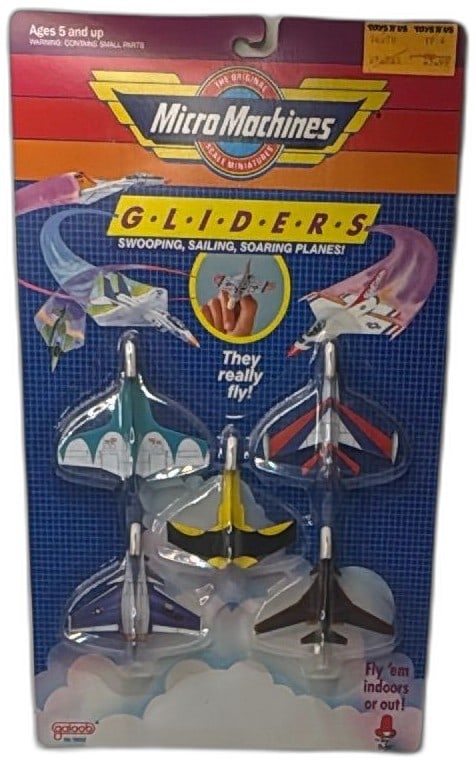 1989 Micro Machines Gliders Galoob No 16550 Swooping Soaring Planes Sealed (1 of 15)