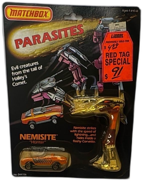 Matchbox Parasites NEMISITE Hunter 1985 Vintage Robot Car MOC Macau Rare (1 of 10)