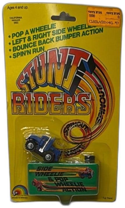 LJN Stunt Riders California Hauler Side Wheelie Pop Wheelie Vintage Sealed (1 of 7)