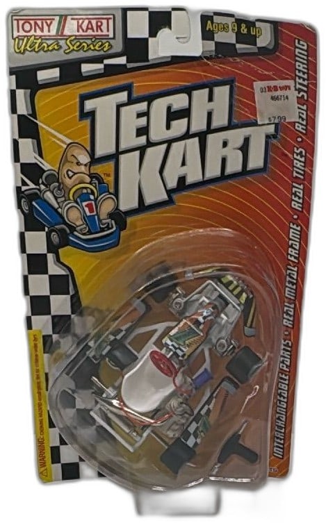 Tony Kart Tech Kart Ultra Series Diecast Model X-Concepts 2000 New Sealed: Tony Kart Tech Kart Ultra Series diecast collectible model by X-Concepts, released in 2000. Features interchangeable parts, real metal frame, wheels, and engine, real steering system, and removable se