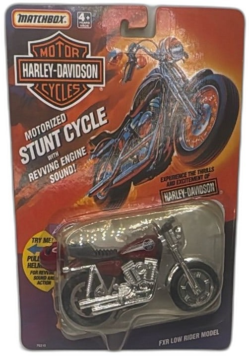 Matchbox Harley Davidson FXR Low Rider Motorized Stunt Cycle 1991 New (1 of 9)