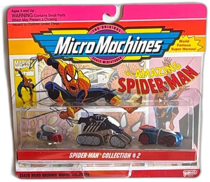 1993 Micro Machines Marvel Spider-Man Collection 2 Galoob New Sealed (1 of 14)