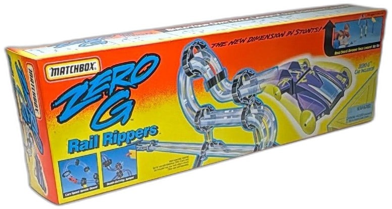 Matchbox Zero G Rail Rippers Track Set 1994 Vintage Stunt Car New Sealed (1 of 16)