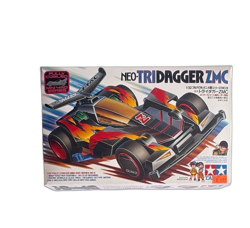 Tamiya Neo Tridagger ZMC 1 32 Mini 4WD Series No 9 Model Kit 1996 Sealed Box (1 of 7)