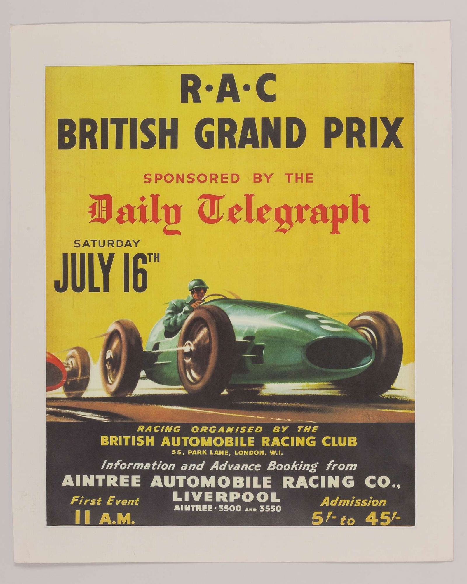 RAC British Grand Prix Poster (1 of 2)