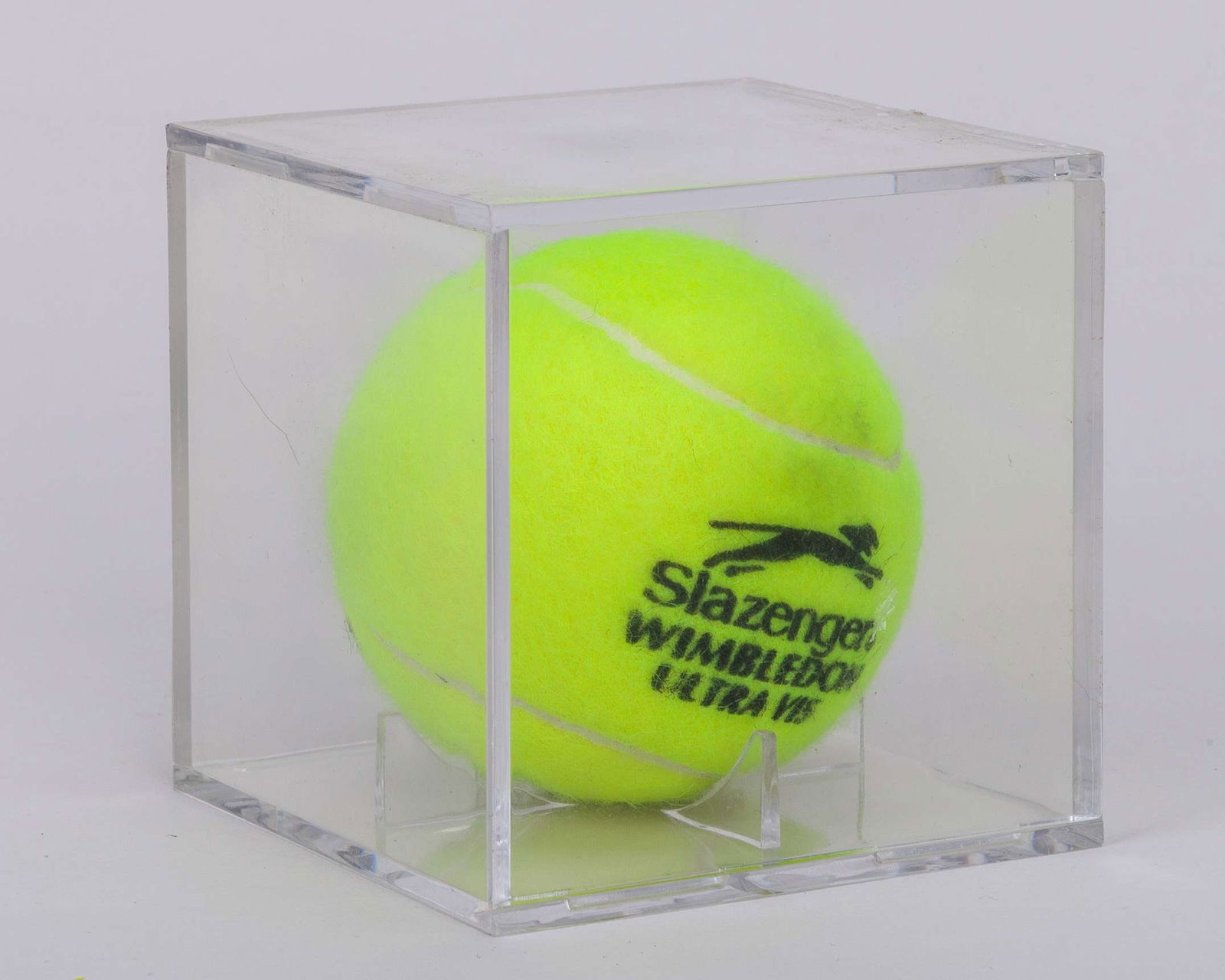 Martina Navratilova autographed yellow Slazenger Wimbledon Ultra Vis tennis ball (1 of 3)