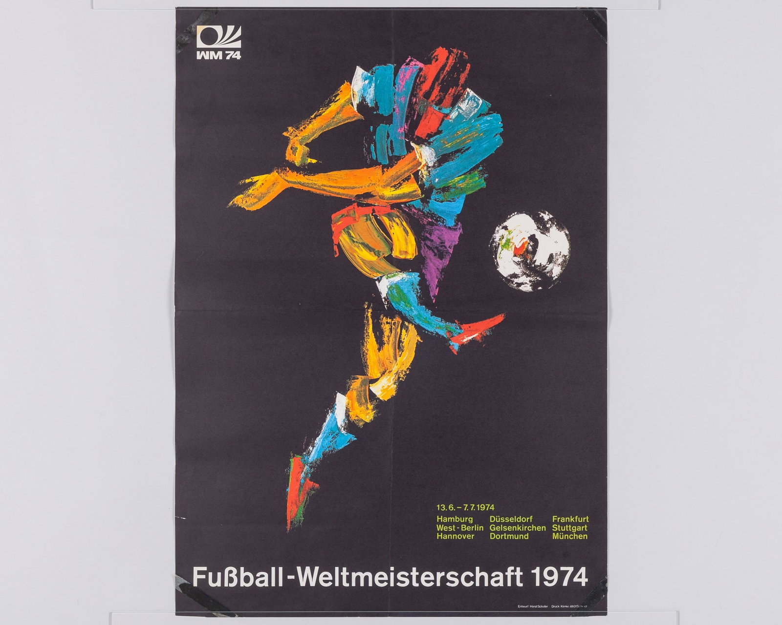 Official poster for the 1974 World Cup in Germany (1 of 5)