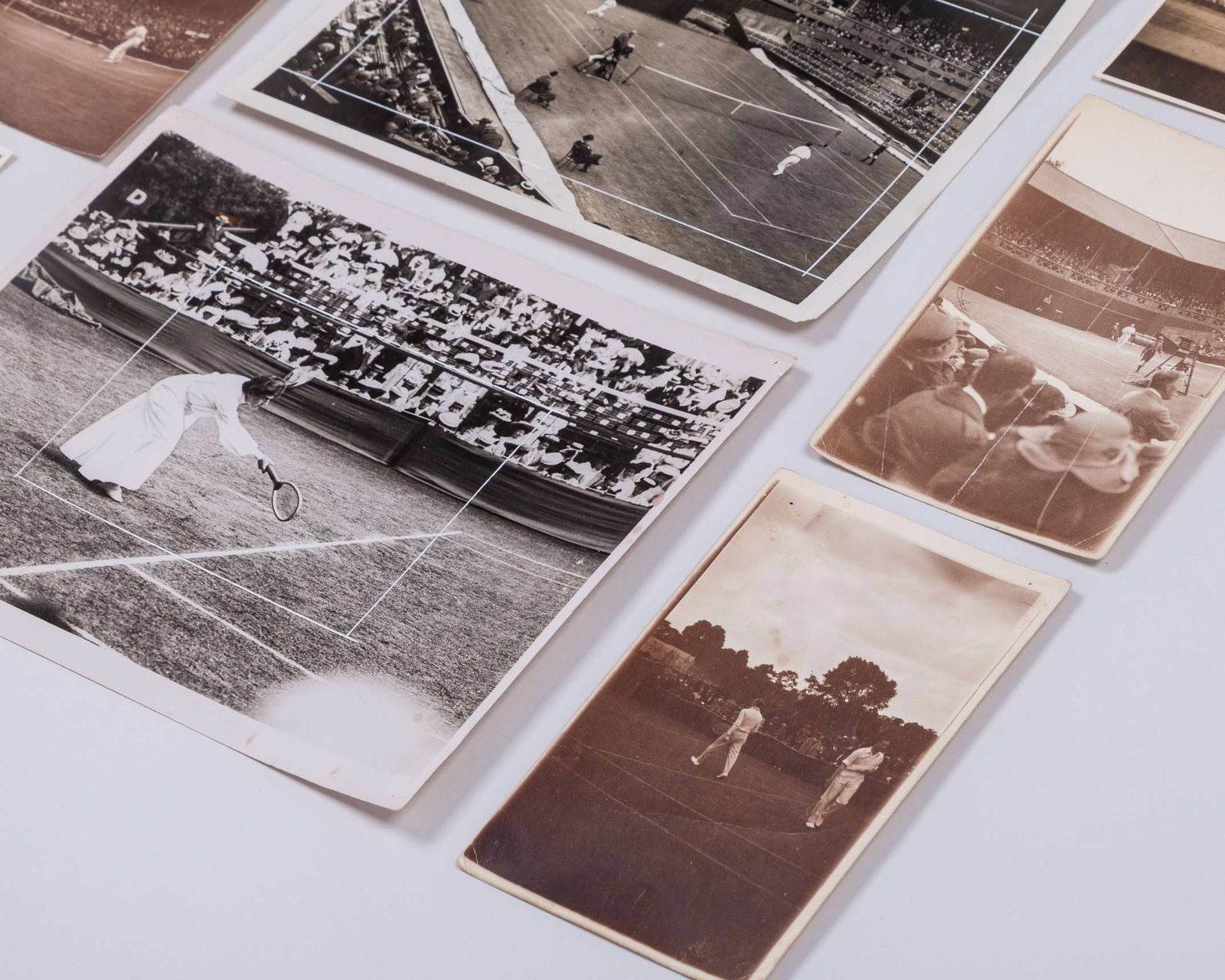 An original press photograph from 1st match at the new centre court, 26th June 1922 - 3
