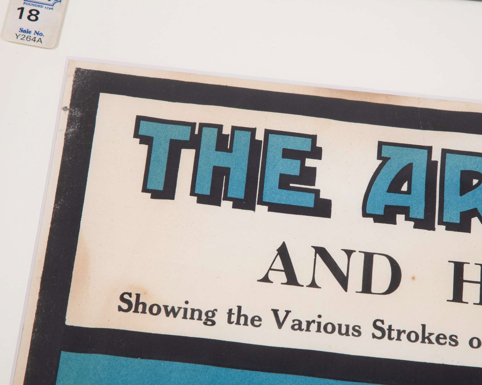 The Art of Tennis and how to Play it cinema poster - 2