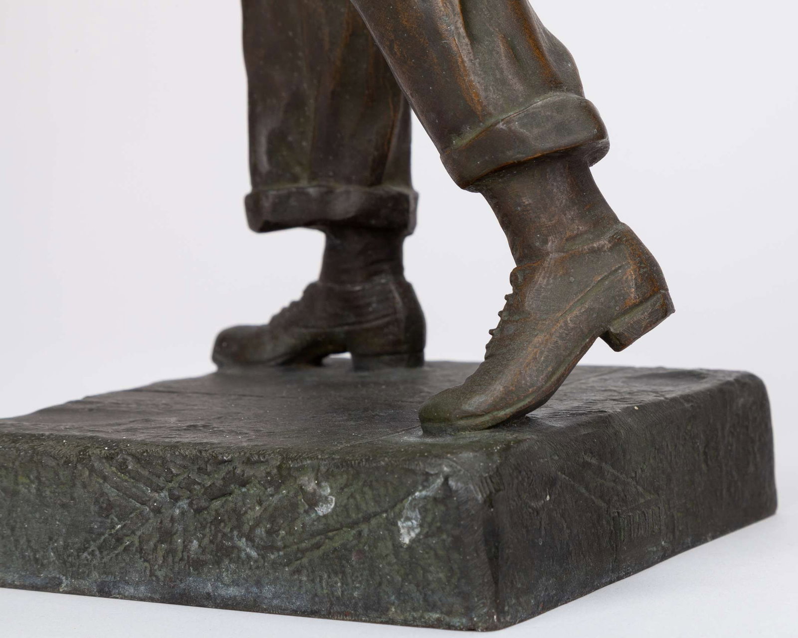 A pair of matched, very detailed possibly from the 1920s showing a male and female player - 5