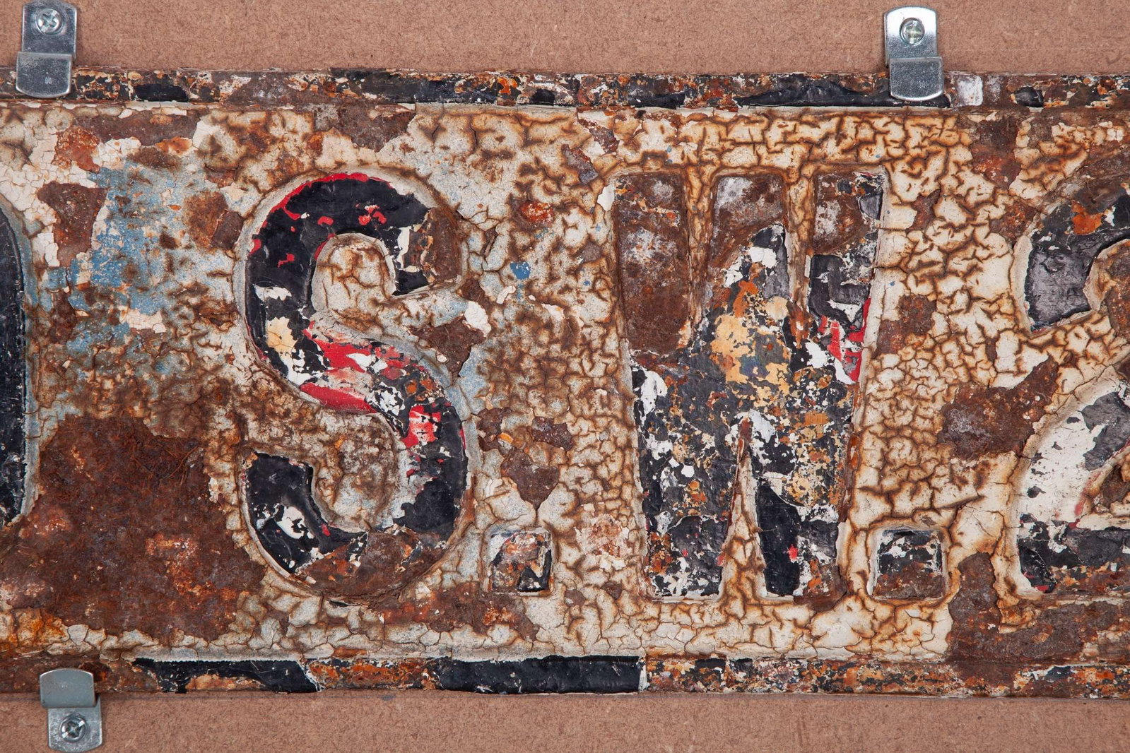 A heavy original cast iron pre First World War street sign, which reads “WORPLE ROAD S.W.20 - 3