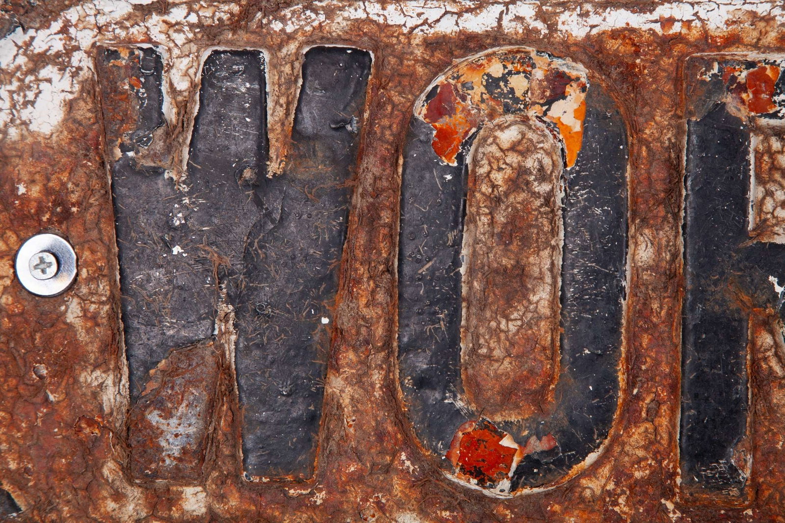 A heavy original cast iron pre First World War street sign, which reads “WORPLE ROAD S.W.20 - 4