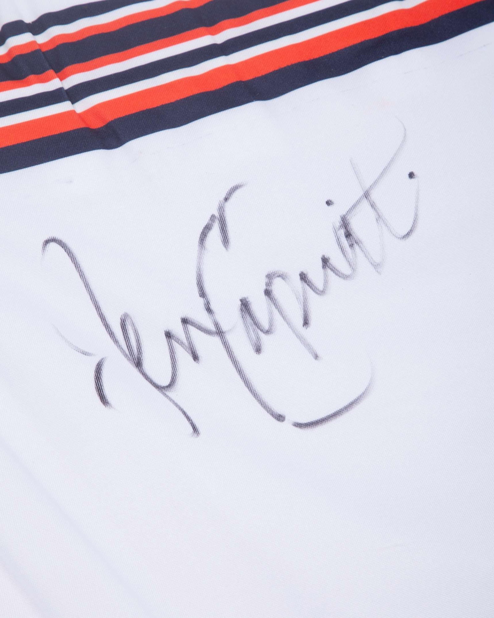 Jennifer Capriati white Wimbledon autographed tennis dress display, 2001 - 3