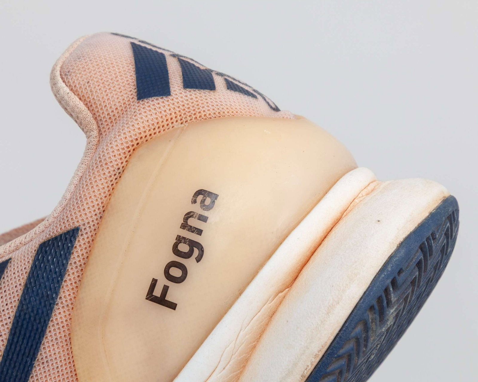 Fabio Fognini a pair of Adidas Adizero Feather III match worn tennis shoes, 2014 - 5