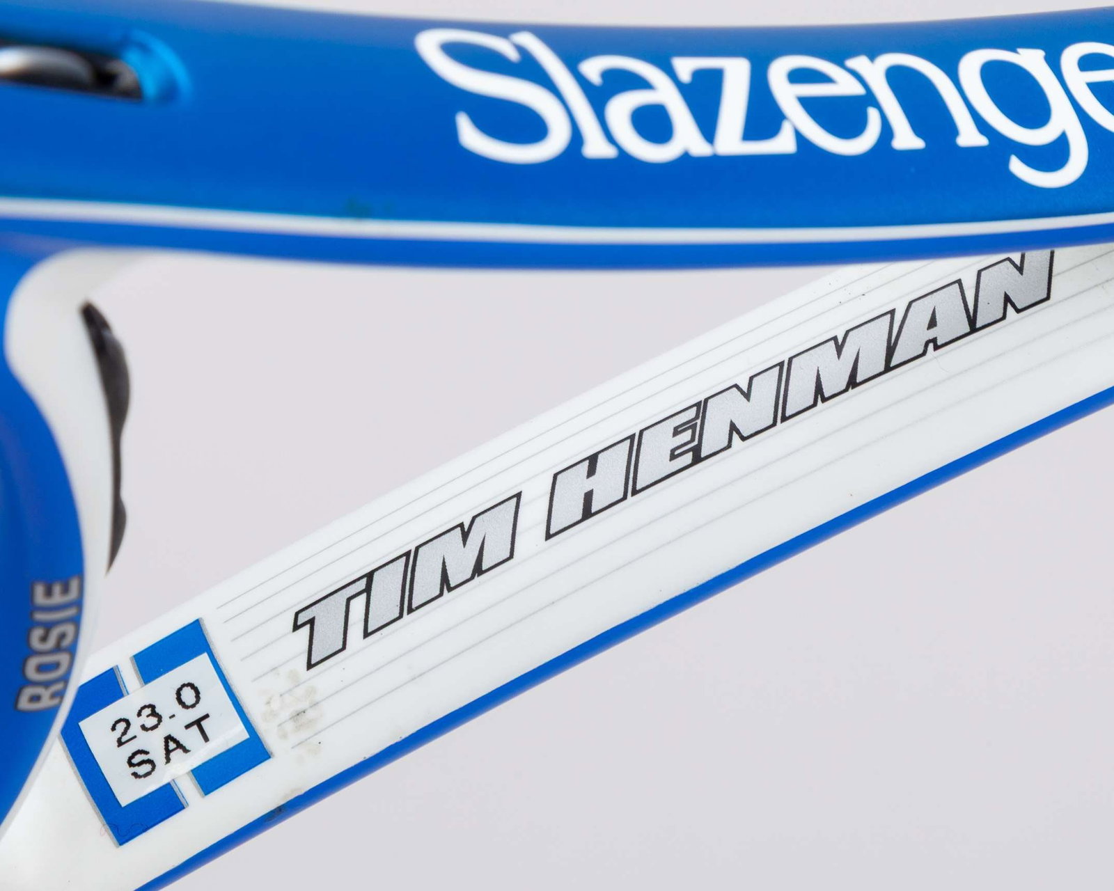 Tim Henman 2007 Davis Cup a Slazenger Type II NX tennis racket - 5