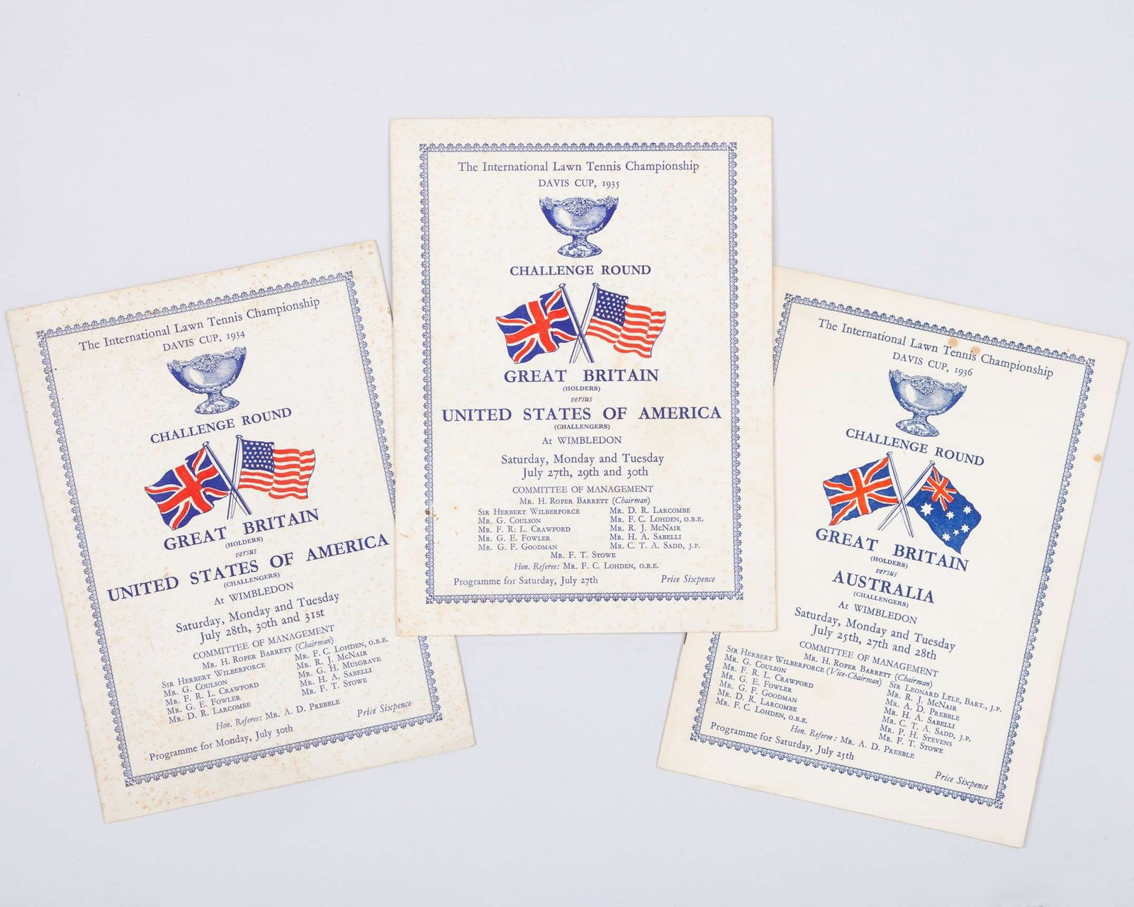A bronze David Cup medal, 1936 - 5