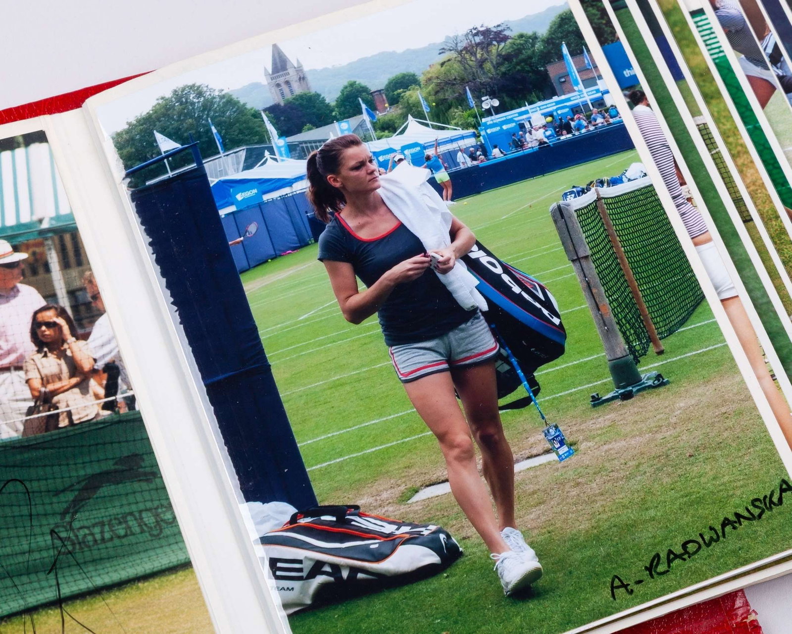 Tennis album of women's players, many autographed including Kim Clijsters, Steffi Graf - 3