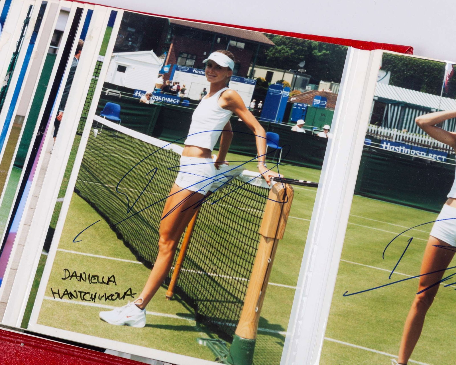 Tennis album of women's players, many autographed including Kim Clijsters, Steffi Graf - 5