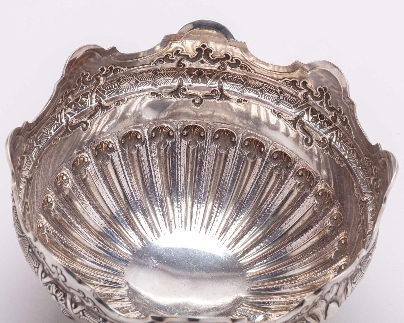 A silver lawn tennis rose bowl trophy awarded to Harold Mahony, 1890 - 5