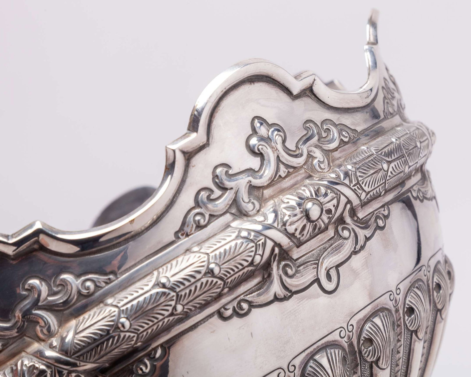 A silver lawn tennis rose bowl trophy awarded to Harold Mahony, 1890 - 6