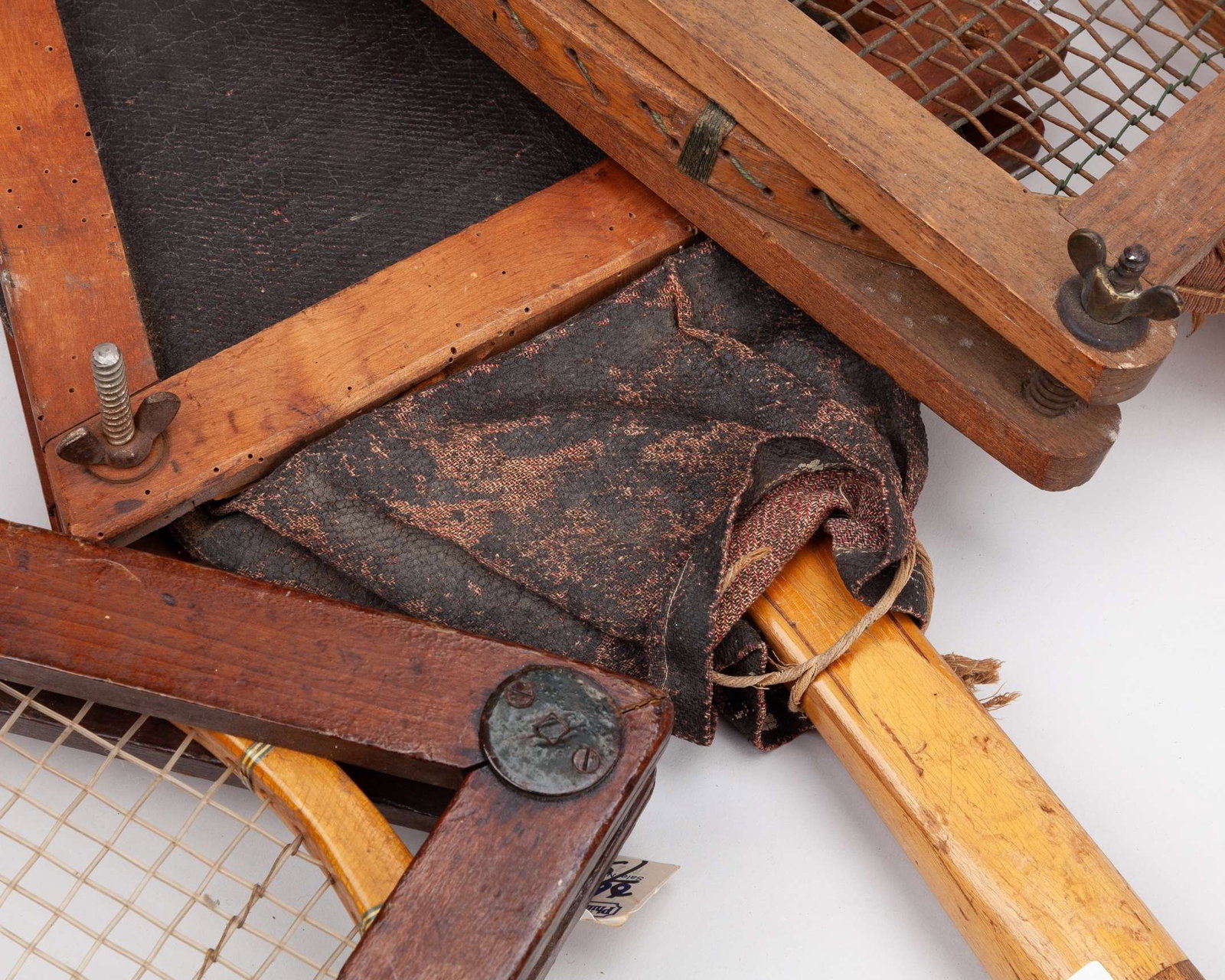 T. H. Prosser & Sons wooden tennis racket and two others - 3