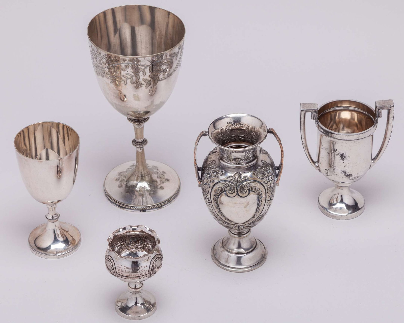 White-metal Carters Tested Seeds Raynes Park 1927 trophy - 2