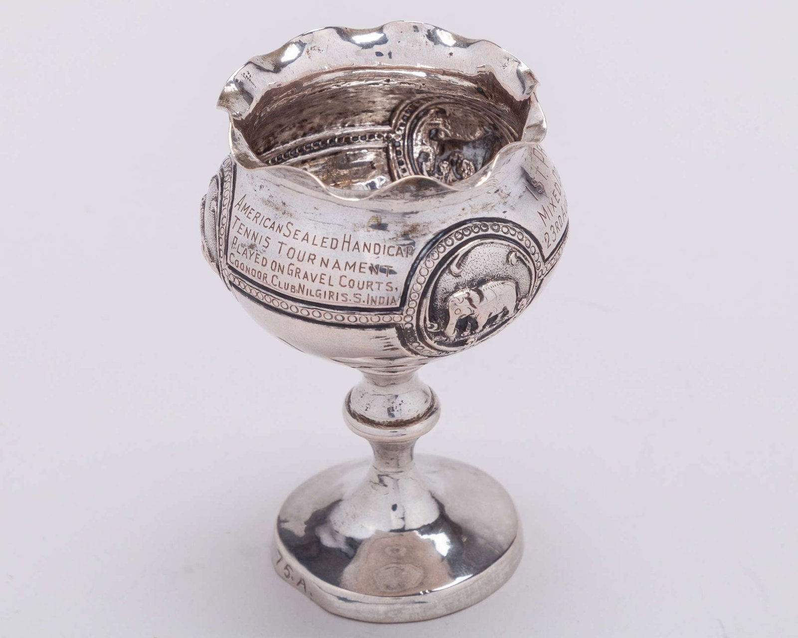 White-metal Carters Tested Seeds Raynes Park 1927 trophy - 8
