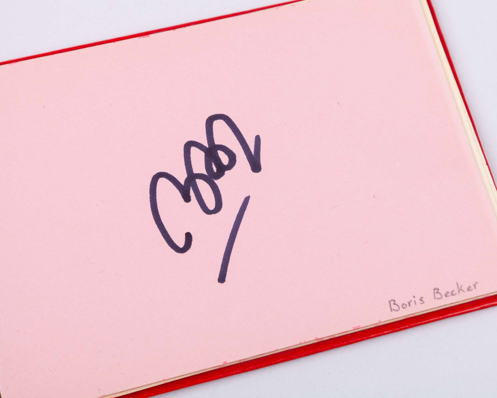 A tennis autograph album, 63 pages - 3