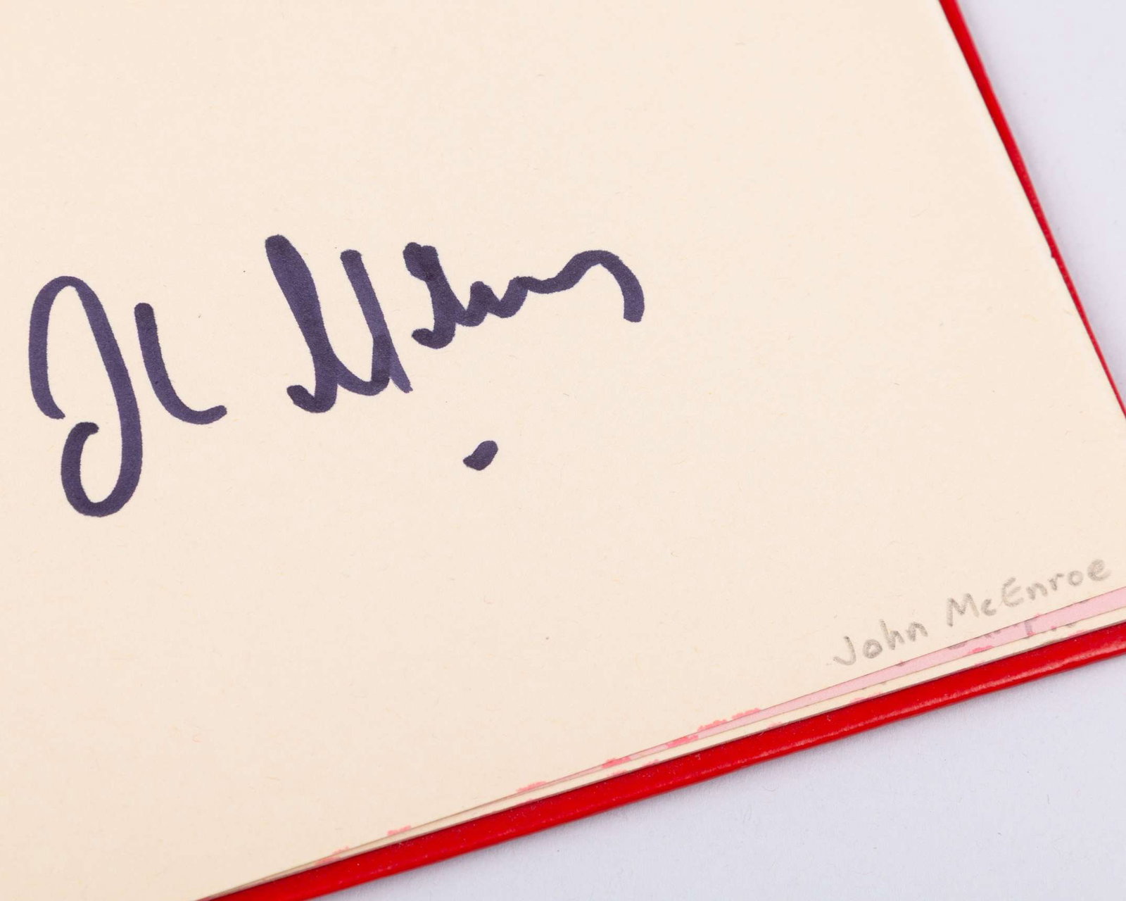 A tennis autograph album, 63 pages - 5