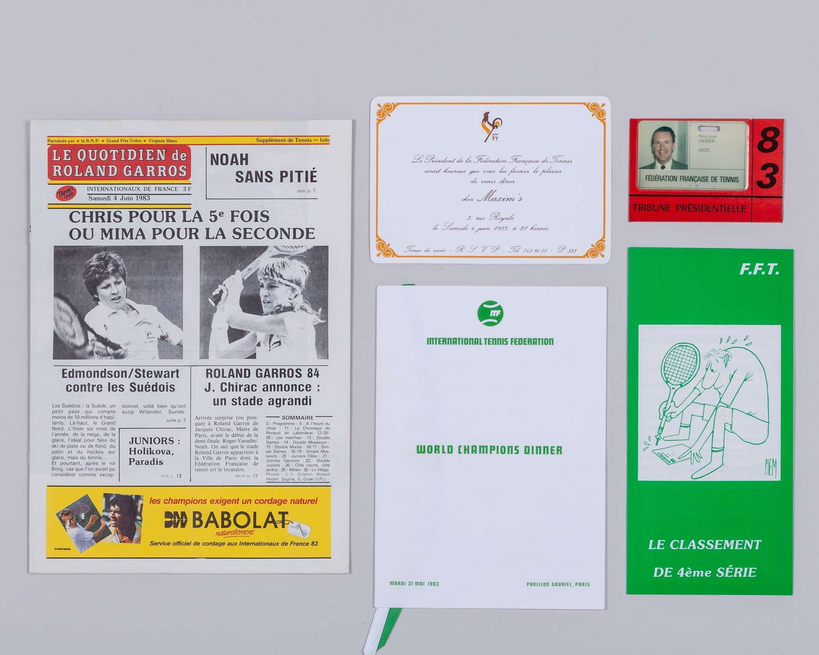 The Peter Jackson CBE Tennis Archive  - 5