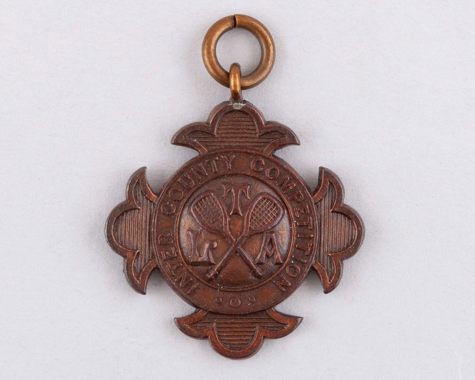 Arthur Vinall a silver Men's Inter-County Hard Courts Championships winners medal, 1935 - 3