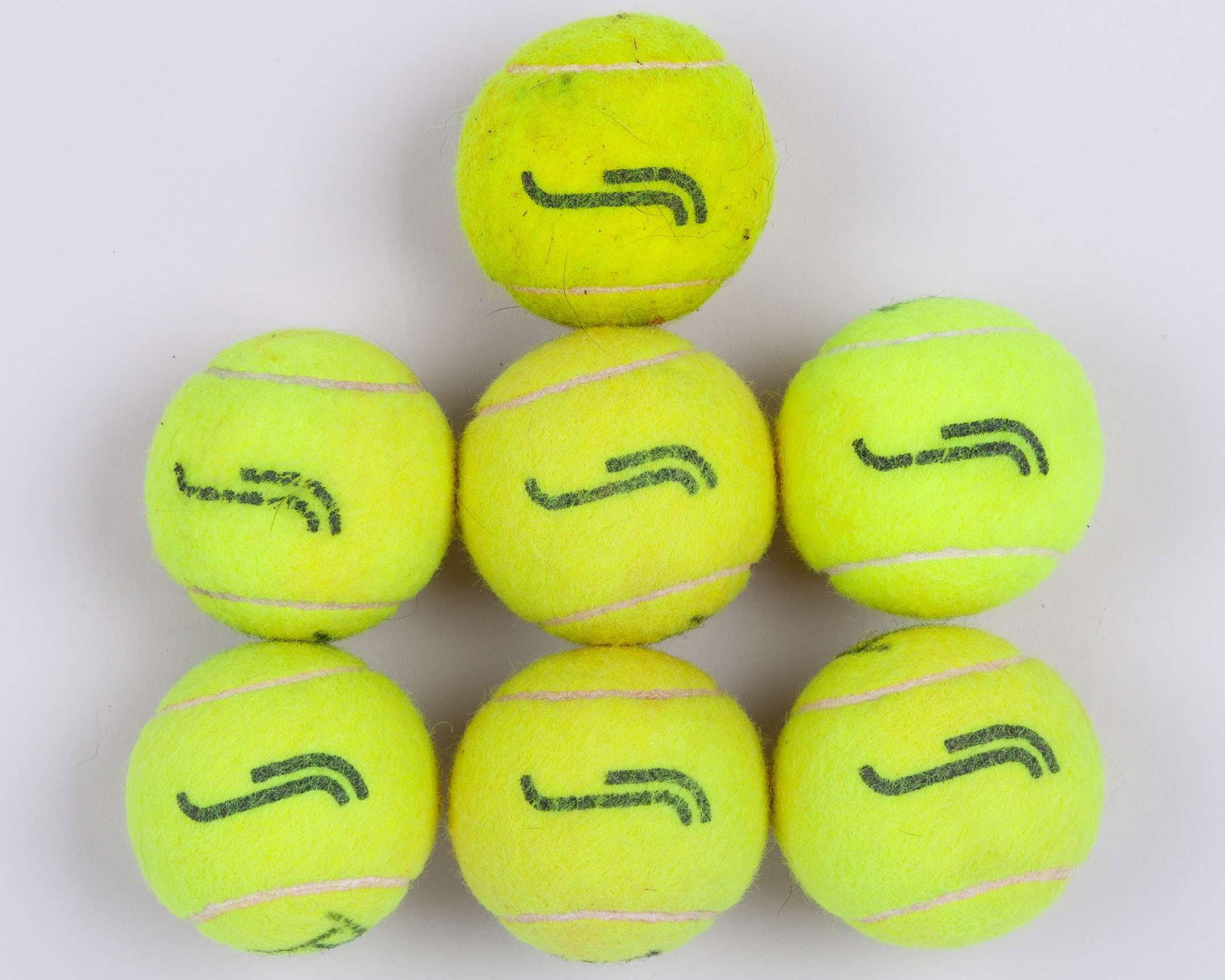 Seven various Bjorn Borg autographed tennis balls - 2