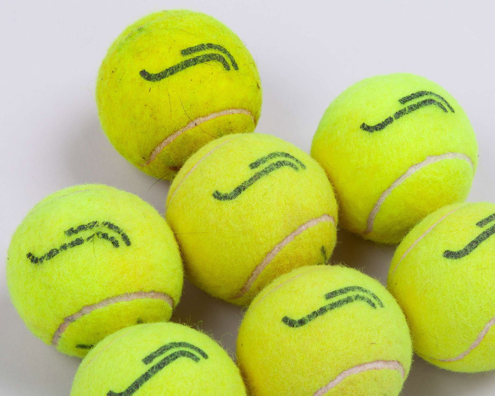 Seven various Bjorn Borg autographed tennis balls - 4